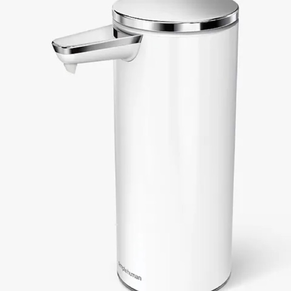 White Simplehuman 9 Oz. Rechargeable Sensor Pump